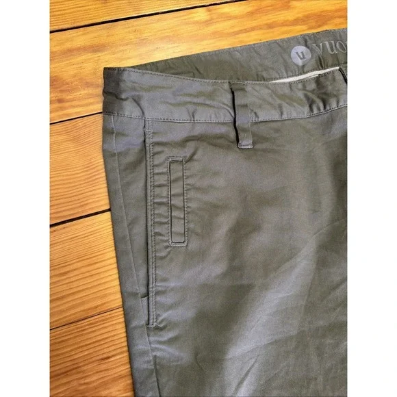 Vuori Collins Chino Stretch Twill Pants Men's 34 Green V433 Casual - Picture 5 of 14